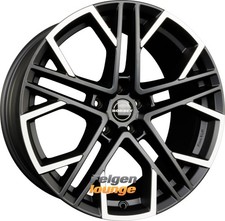 4x BORBET XV Black Polished Matt 8,5x19 ET45 5x108 Alufelgen 19 Zoll