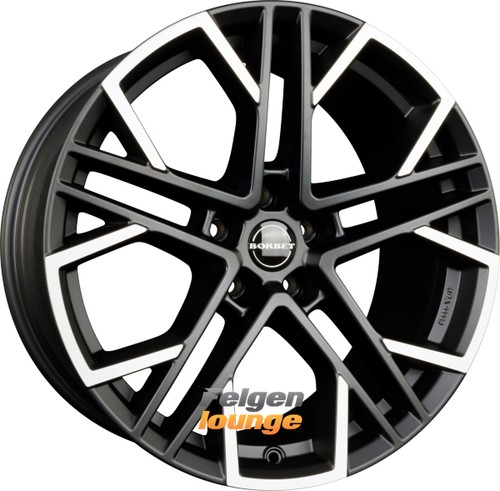 Borbet black polished - xv,