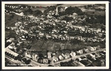 Ansichtskarte Neubukow in Mecklenburg, Luftbild mit Kirche 