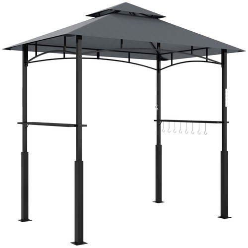 Grillpavillon mit led - 243, x