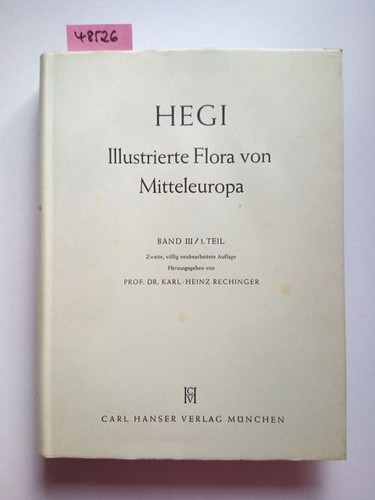 Hegi illustrierte flora von - hegi,