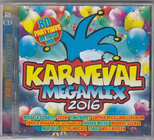 Karneval megamix 2016 - cd,