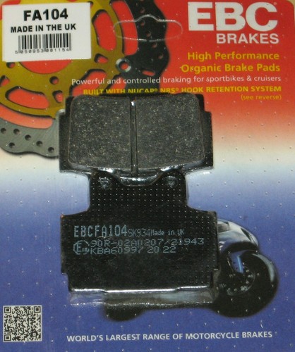 Bremsbeläge für yamaha fzs - bremsbeläge,