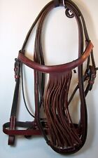 Spanische Trense Vaquera rotbraun Leder mit Zügel NEU