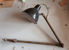 alte Gelenkarmlampe