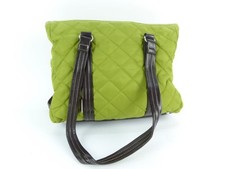 Marc O'Polo Tasche Handtasche Schultertasche grün/braun Textil Kunstleder (EB)