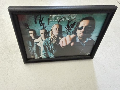 Böhse onkelz autogrammkarte - onkelz,