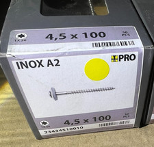 Spenglerschrauben SWG / 4,5x100mm / Edelstahl A2 / 50Stück / Restposten H2Breg4