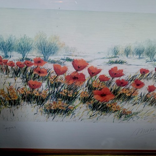 Mohnblumen original aquarell - original,