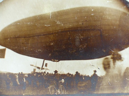 Vintage foto luftschiff - foto, ak