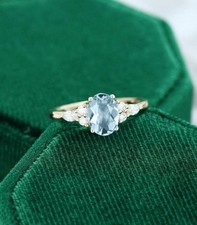 Engagementring Natur Aquamarin