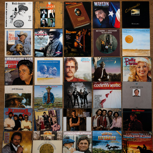 Country western vinyl - western, sammlung
