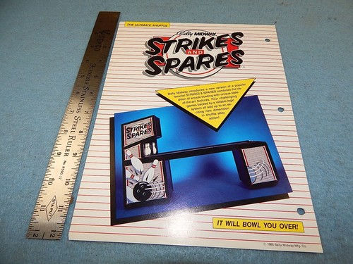 1985 bally midway strikes and - bally,