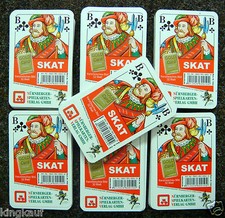 10x 32 Blatt SKAT Karten