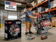 478PCS V8 Engine Building