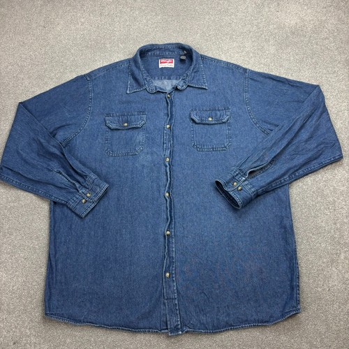 Wrangler jeanshemd erwachsene - jeanshemd,