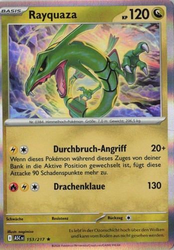 Pokémon rayquaza erhabene - pokémon,