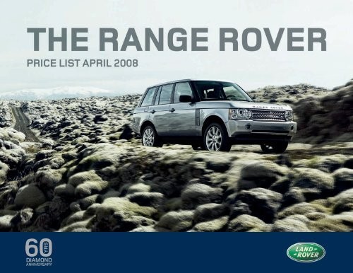 Range rover preisliste april - rover,