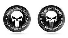 2x Punisher Totenkopf
