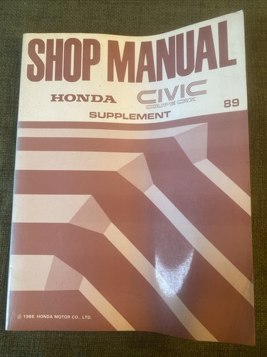 Honda werkstatthandbuch civic - honda, werkstatthandbuch,