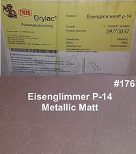 PULVERLACK 1kg Beschichtungspulver Pulverbeschichtung Eisenglimmer P-14 Metallic