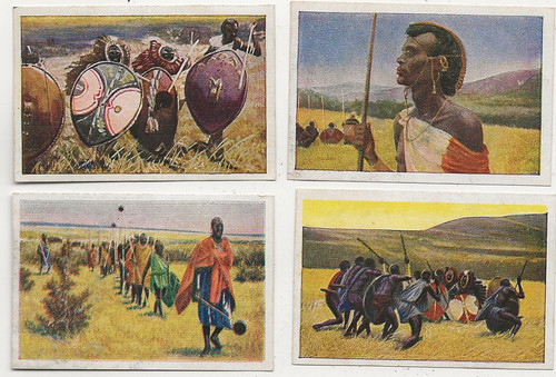 426 sammelbild massai - sammelbild,