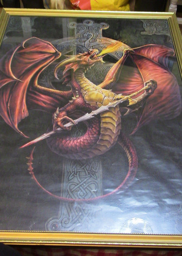 Großes anne stokes gerahmtes - großes,