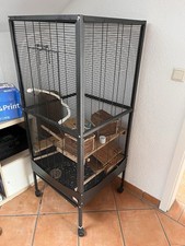 Käfig/Voliere, groß, für Vögel oder Nager (Ratten, Degus, Rennmäuse), Gebraucht