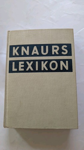 Knaurs lexikon deutscher - lexikon, a-z