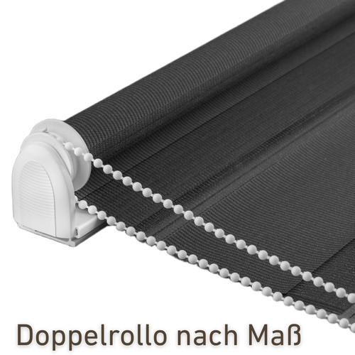 Doppelrollo nach maß - nach, klemmfix
