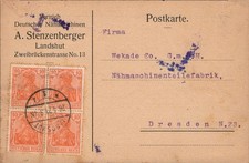 Deutsche Reich Alte Postkarte Landshut - +A309