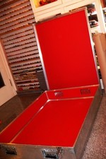 Sehr großer flacher Alukoffer  ideal für  Festeinbau einer Spur Z oder N Anlage