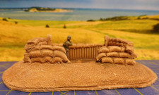 1:72 für Diorama: MG & Gun  Emplacement, (MG & Geschützstellung, unbemalt, +NEU+