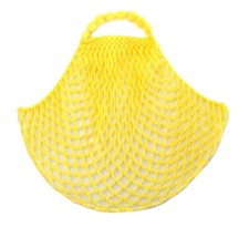 DDR Einkaufsnetz kult gelb Beutel, Netz, Tüte, Einkauf, Made in Germany  reifra