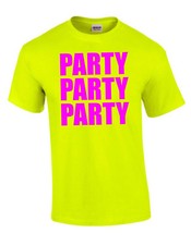 Restposten Gr. XXL Party Neon Sexy Techno Kostüm Karnevals Shirt Gruppenkostüm