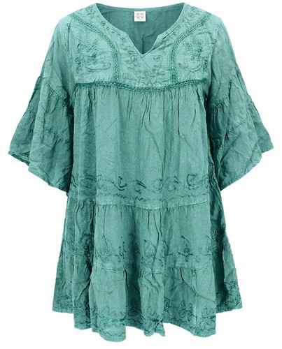 Bestickte indische boho bluse - boho,