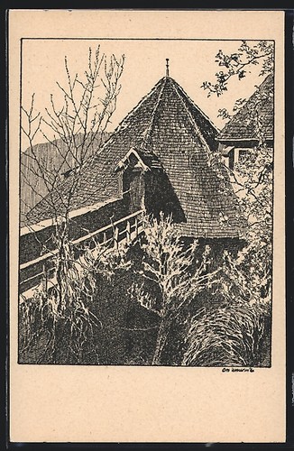 Künstler otto ubbelohde - künstler-ak,