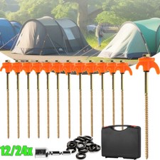 24 Stück Zelt Heringe Stahl