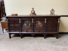 Antike  sensationelle Anrichte, Buffet, Kredenz - Neogotik - Lieferung möglich!