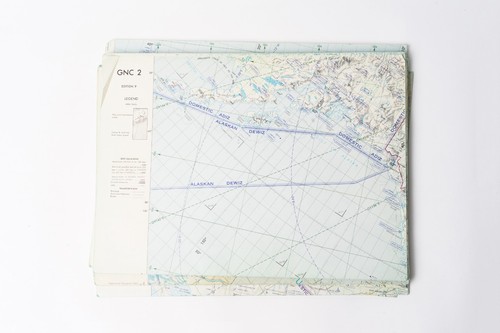 Vintage gnc aviation - chart, set