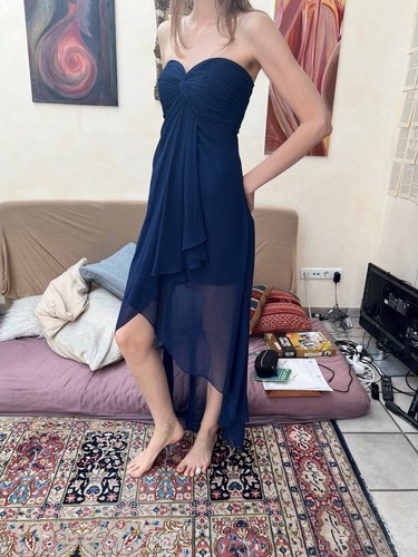 Abikleid ballkleid blau - abikleid,