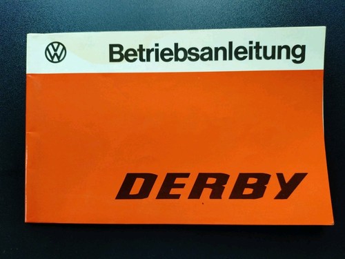 Derby betriebsanleitung - vw, i