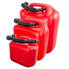 Kraftstoffkanister für Benzin und Diesel, rot, Reservekanister 5, 10 & 20 L