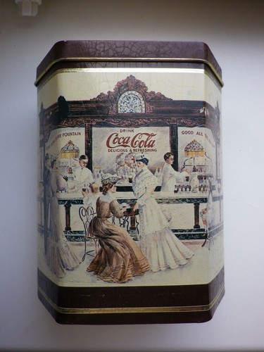 Alte coca cola blechdose - alte,