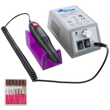 Sina Nagelfräser Maniküre Pediküre SET Nagel Design Nagelstudio Nail Art Weiß