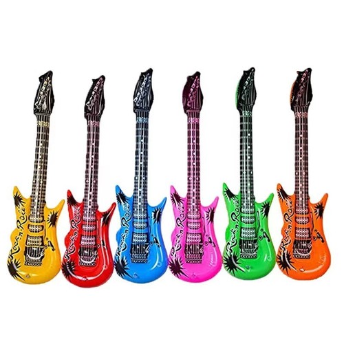 Aufblasbare gitarre aufblasbar - gitarre,