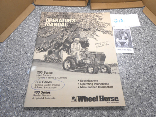 Wheel horse 200 - wheel, and