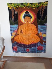 Buddha-Tuch, Wand-Deko, echte
