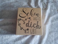Stempel/Holzstempel/Spruch/neu