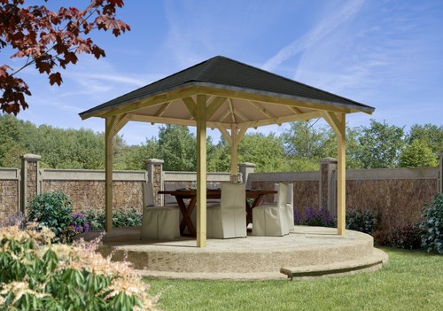 Pavillon holz gartenlaube - pavillon,